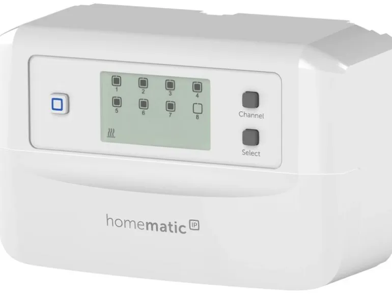 Homematic IP Fussbodenheizungscontroller 8-fach, motorisch, 230 V AC 340m