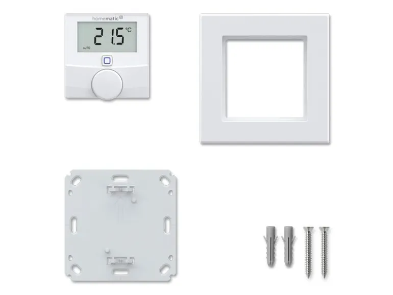 Homematic IP IP Wandthermostat mit Luftfeuchtigkeitssensor HmIP-WTH-3