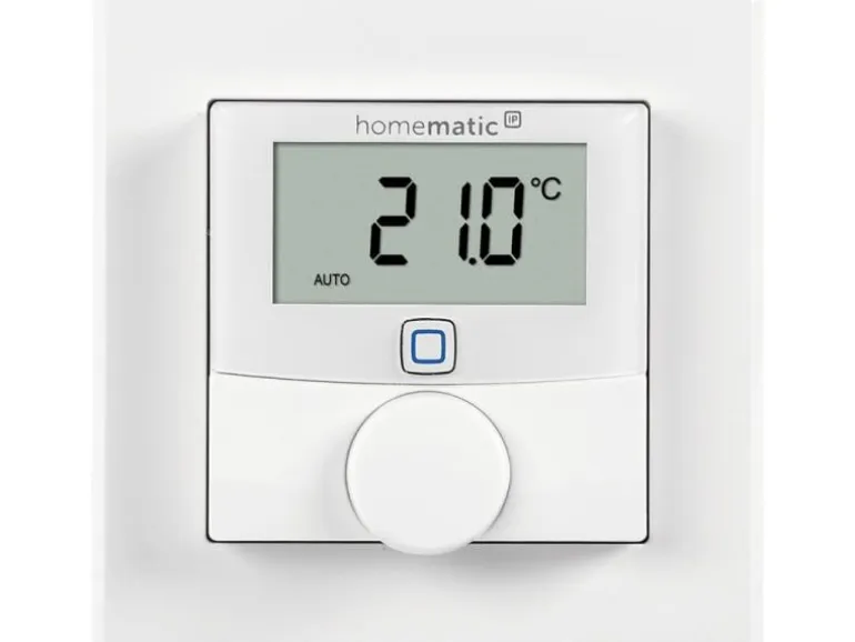 Homematic IP Smart Home Funk-Wandthermostat mit Luftfeuchtigkeitssensor