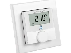 Homematic IP Smart Home Funk-Wandthermostat mit Luftfeuchtigkeitssensor