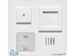 Homematic IP Wandtaster 2-fach Weiss
