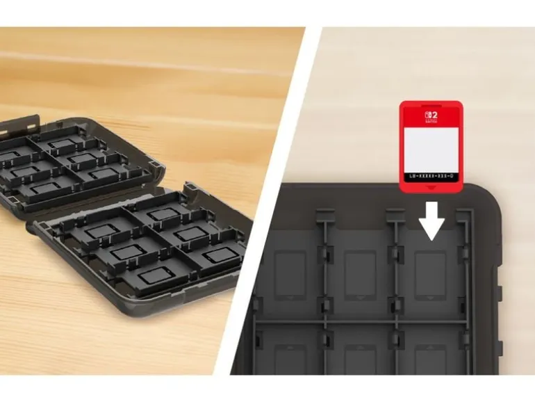 Hori Nintendo Switch 2 Game Card Case - Schwarz