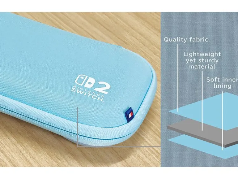 Hori Nintendo Switch 2 Tough Pouch – Light Blue