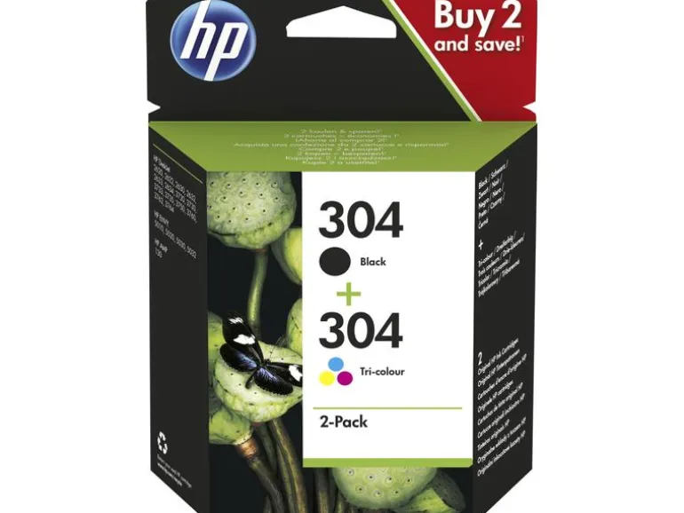HP Combopack Nr. 304 (Tinte 3JB05AE) C/M/Y/BK