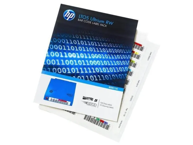 HPE Etiketten LTO-5 Q2011A Strichcode, 100 Pack