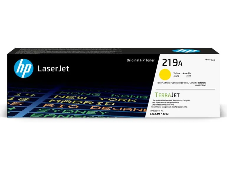 HP Toner 219A (W2192A) Yellow