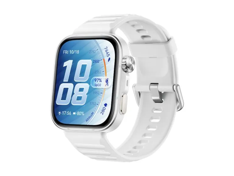 Huawei Watch Fit 5 Pro Titanlünette Saphirglas Aluminium Weiss