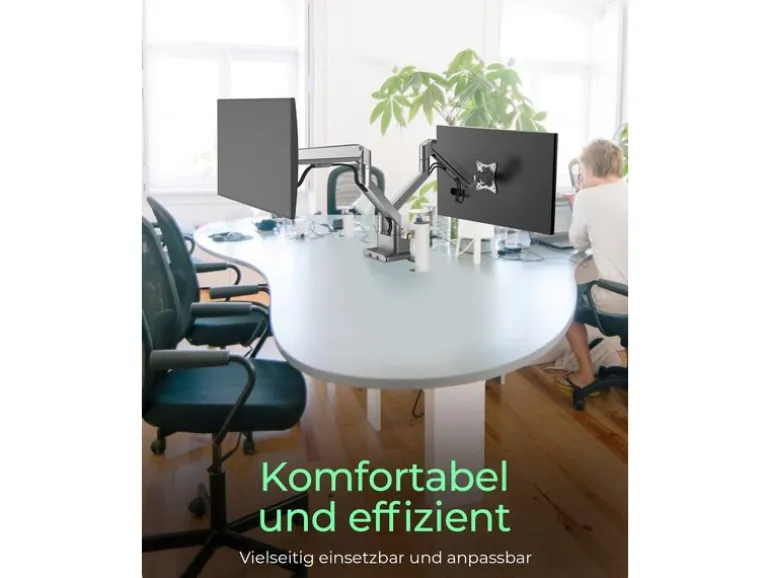 ICY BOX Tischhalterung bis 9 kg – Silber