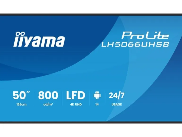 iiyama Public Display ProLite LH5066UHSB-B1AG 50 "