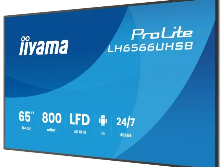 iiyama Public Display ProLite LH6566UHSB-B1AG 65 "