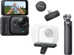 Insta360 Actionkamera GO Ultra Vlogging Kit Schwarz