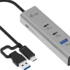 i-tec USB-Hub Universal 2x USB-C + 2x USB-A Anschluss + PD 85 W