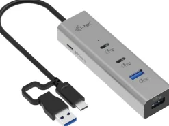i-tec USB-Hub Universal 2x USB-C + 2x USB-A Anschluss + PD 85 W