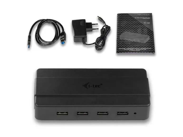 i-tec USB-Hub USB 3.0 Charging 4 Port + Power Adapter