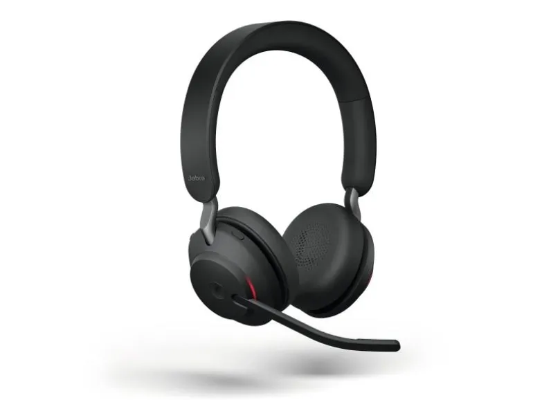Jabra Headset Evolve2 65 Duo MS Schwarz, USB-A, inkl. Ladestation