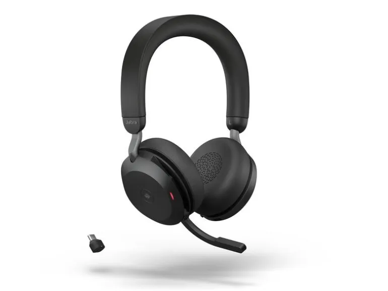 Jabra Headset Evolve2 75 Duo MS USB-C, Schwarz