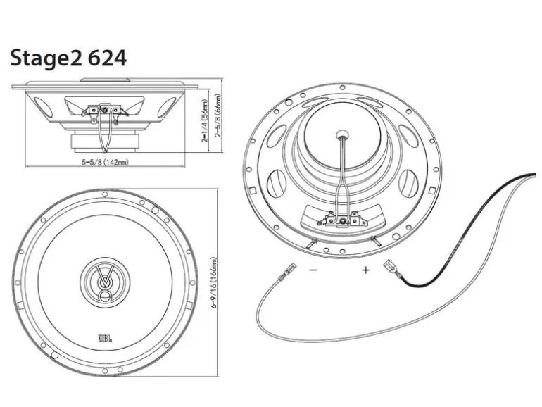 JBL 2-Weg Lautsprecher Stage2 624