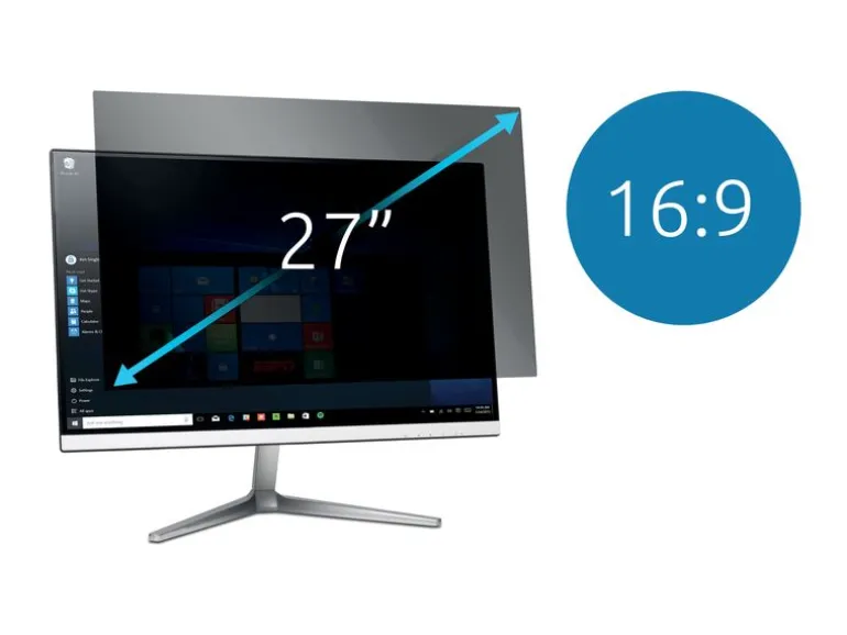 Kensington Monitor-Bildschirmfolie 2-Way Privacy Screen 27"/16:9