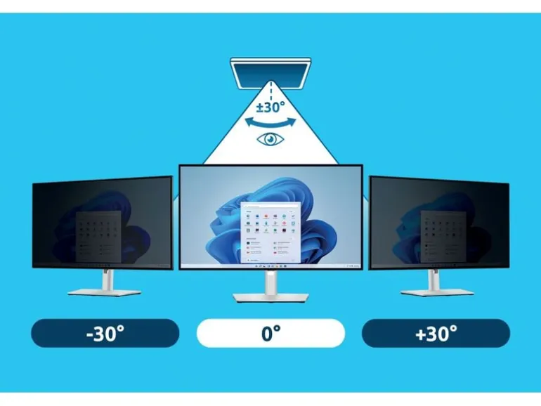 Kensington Monitor-Bildschirmfolie 2-Way Privacy Screen 27"/16:9