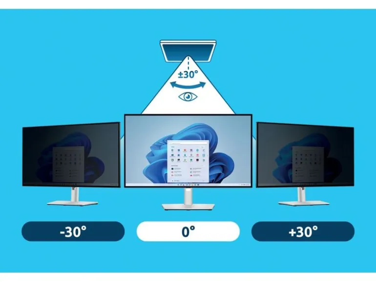 Kensington Monitor-Bildschirmfolie 2-Way Privacy Screen 27"/16:9