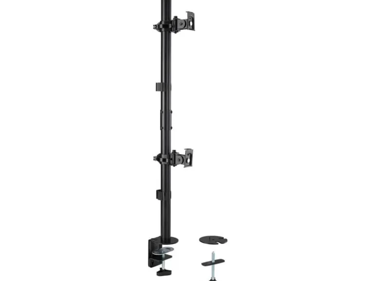 Kensington Vertikaler Dual Monitorarm bis 9 kg – Schwarz