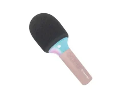 Kidywolf Mikrofon Bluetooth mit Licht rosa