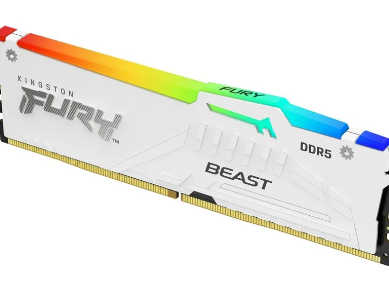 Kingston DDR5-RAM FURY Beast Weiss RGB 6000 MHz 2x 16 GB