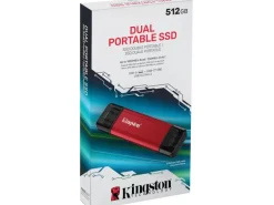 Kingston Externe SSD Dual Portable 512 GB