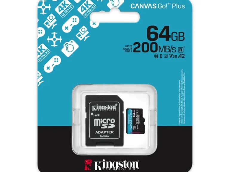 Kingston microSDXC-Karte Canvas Go! Plus 64 GB