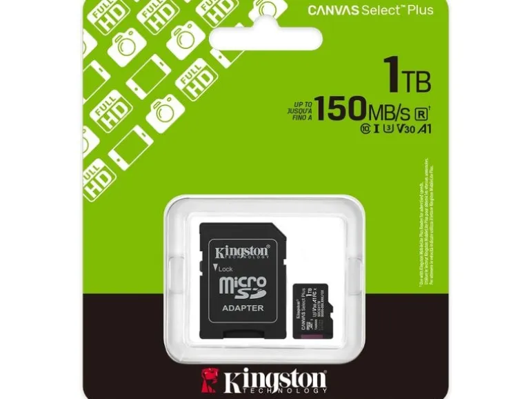 Kingston microSDXC-Karte Canvas Select Plus Gen3 1000 GB