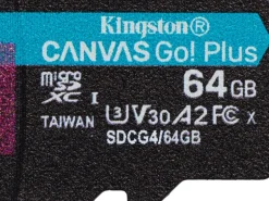 Kingston microSDXC-Karte Canvas Go! Plus 64 GB, ohne Adapter