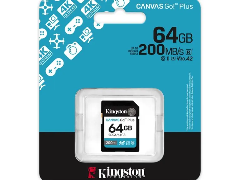 Kingston SDXC-Karte Canvas Go! Plus 64 GB