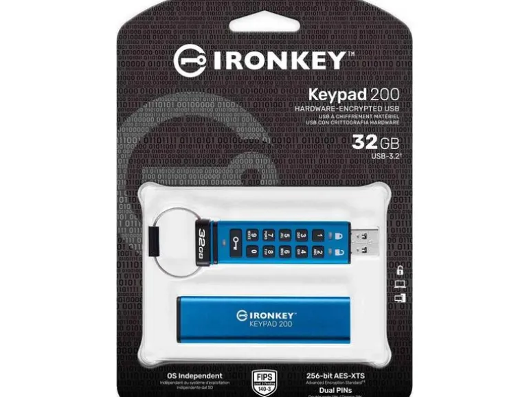 Kingston USB-Stick IronKey Keypad 200 32 GB