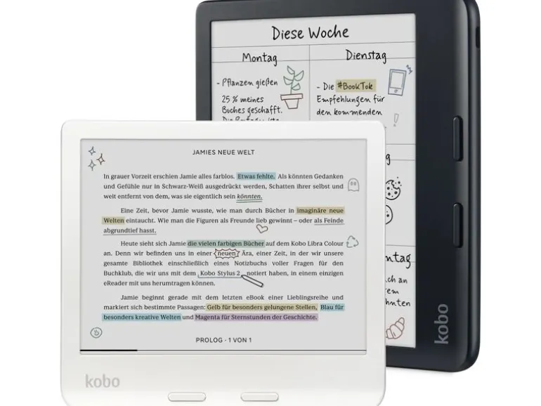 Kobo eReader Libra Colour inkl. Stylus 2 Schwarz