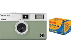 Kodak Analogkamera Ektar H35 mit Ultra Max 400 Film Grün Kit
