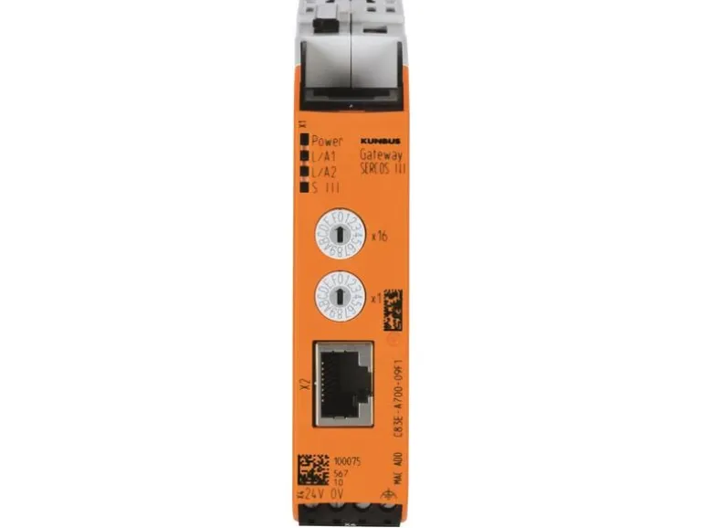 KUNBUS Modulare Gateway Sercos III Erweiterung