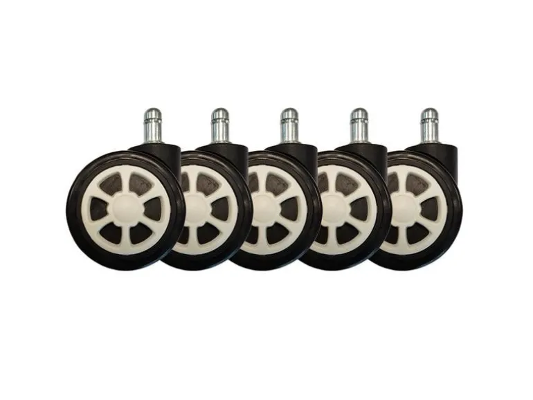 LC-Power Ersatzrollen Gaming Stuhlrollen 5er Set Weiss