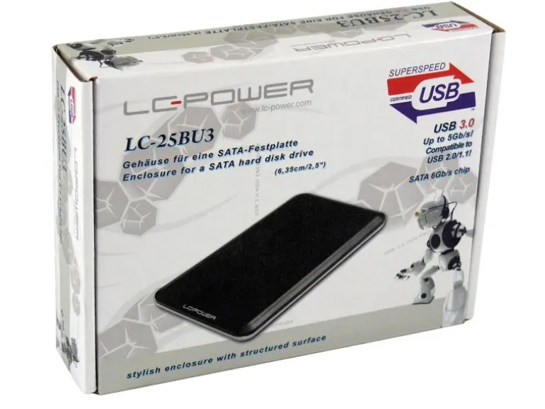 LC-Power Externes Gehäuse LC-25BU3 2.5"