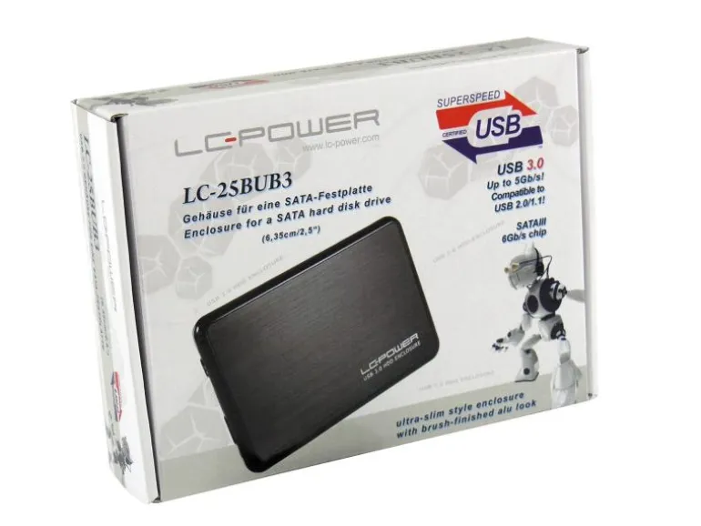 LC-Power Externes Gehäuse LC-25BUB3 2.5"