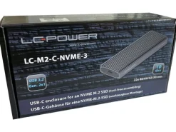 LC-Power Externes Gehäuse LC-M2-C-NVME-3 M.2