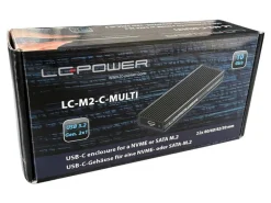 LC-Power Externes Gehäuse LC-M2-C-MULTI M.2 Schwarz