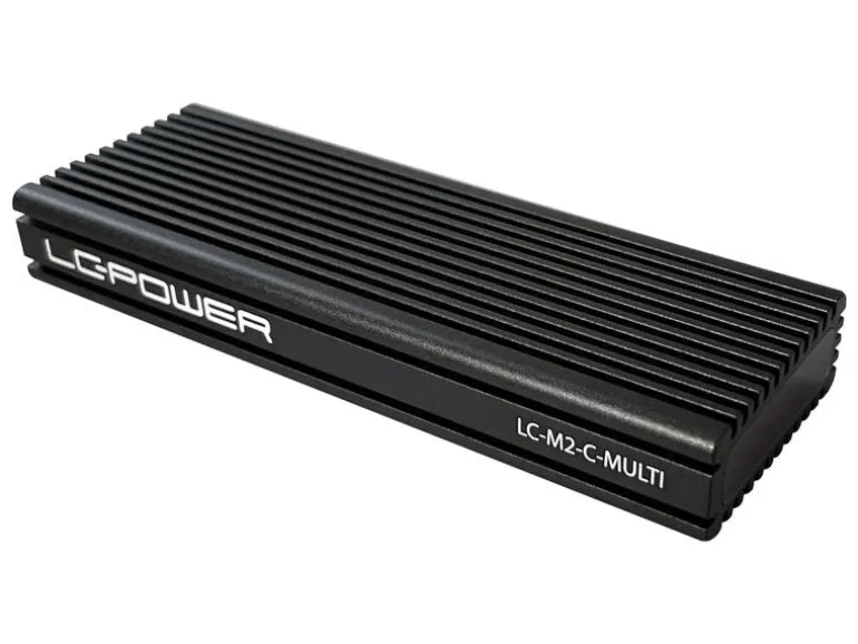 LC-Power Externes Gehäuse LC-M2-C-MULTI M.2 Schwarz