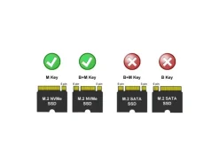 LC-Power Externes Gehäuse LC-M2-C-NVME-4 M.2