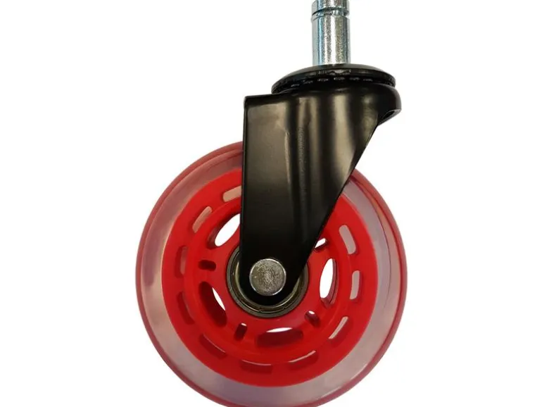 LC-Power Gaming Stuhlrollen 5er Set Rot