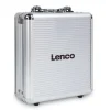 Lenco Plattenspieler Zubehörset 12in1 Aluminium Silberfarben
