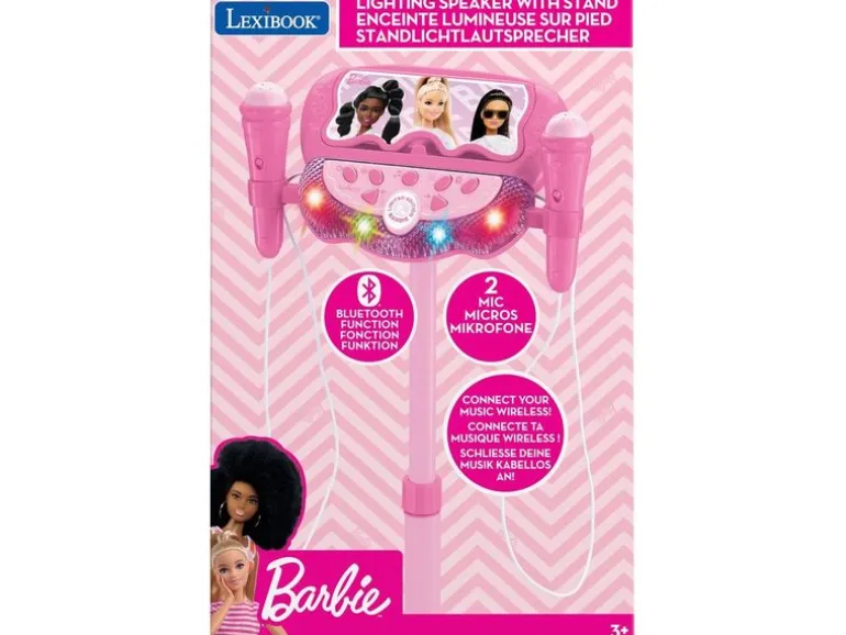 Lexibook Mikrofonständer Barbie mit 2 Mikrofonen