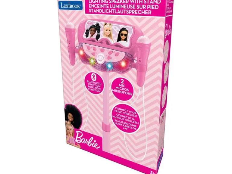 Lexibook Mikrofonständer Barbie mit 2 Mikrofonen