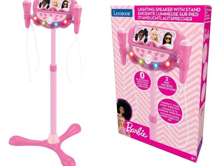 Lexibook Mikrofonständer Barbie mit 2 Mikrofonen
