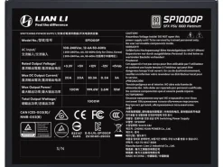 Lian Li Netzteil SP1000 SP Platin 1000 W Schwarz