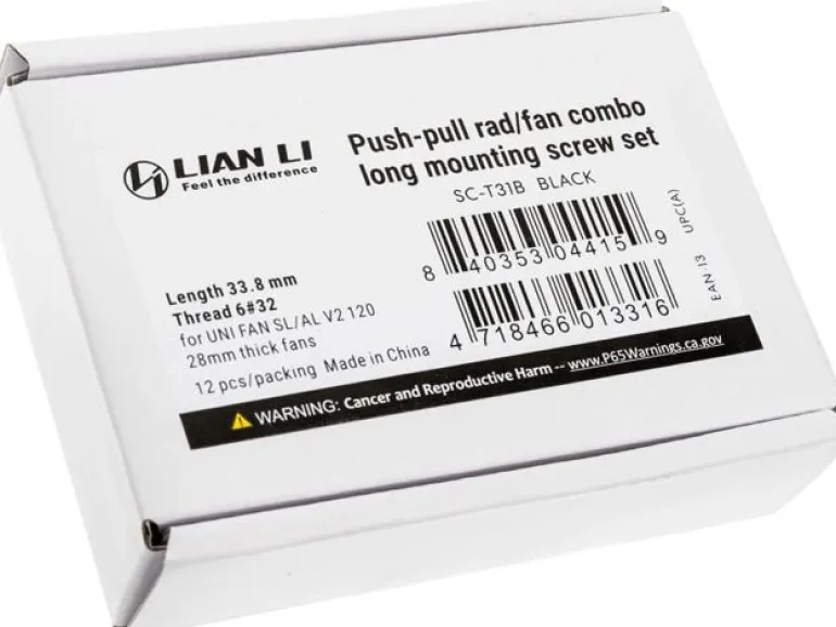 Lian Li SC-T31B Lüfterschrauben - 12 Stück